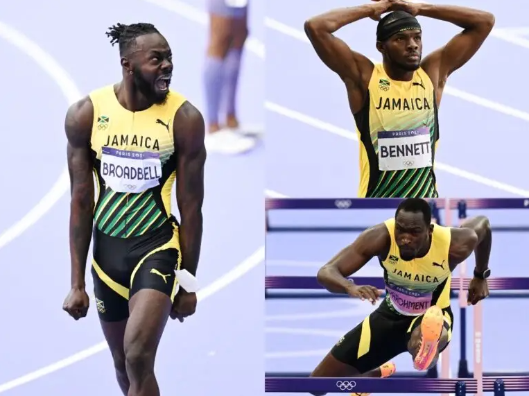 Orlando Bennett Leads Jamaican Trio into 110m Hurdles Final with Personal Best at Paris Olympics